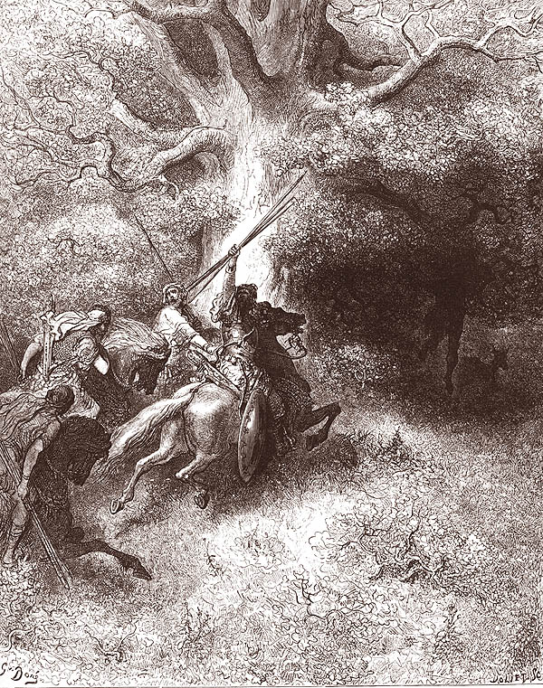 MORTE DI ASSALONNE samuele II , 18,9